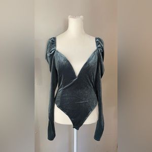 Velvet bodysuit